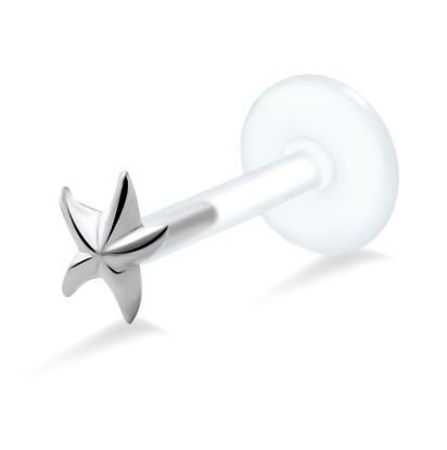 Star Fish Shaped Labrets Push-in LA-754